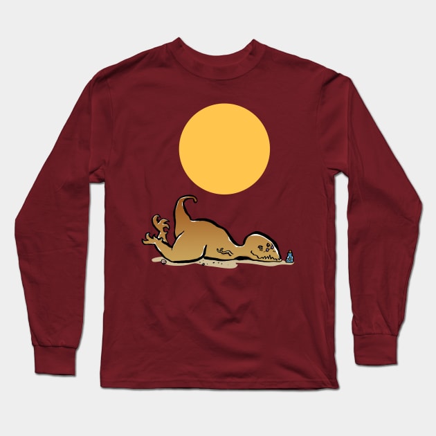 tan-o-saurus Long Sleeve T-Shirt by greendeer